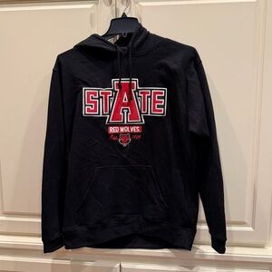 J. America Black Arkansas State Red Wolves Sweatshirt